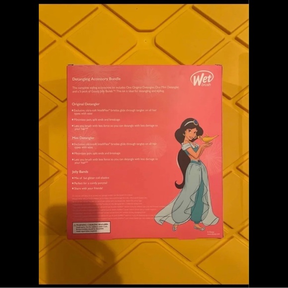 🆕 The Wet Brush Disney Princess “Jasmine” Set of Brushes and Hair Accessories - Picture 3 of 3
